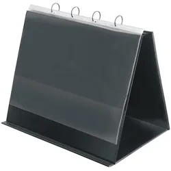 Veloflex, Präsentationstafel, Tischflipchart Verwendung für Papierformat: DIN A3 quer Ausführung der Ablagemechanik: 4 Ringe