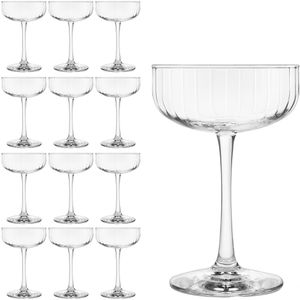 Libbey Cocktailgläser Coupe Linear, aus Glas, 251ml, 12 Stück