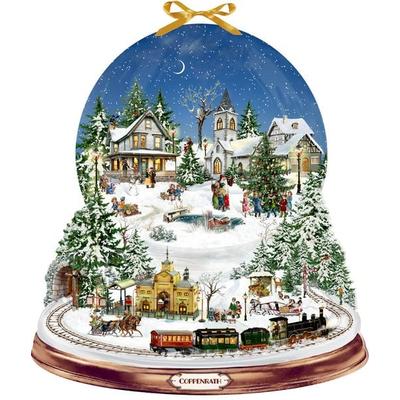 Wand-Adventskalender – Schneekugel Winterzauber