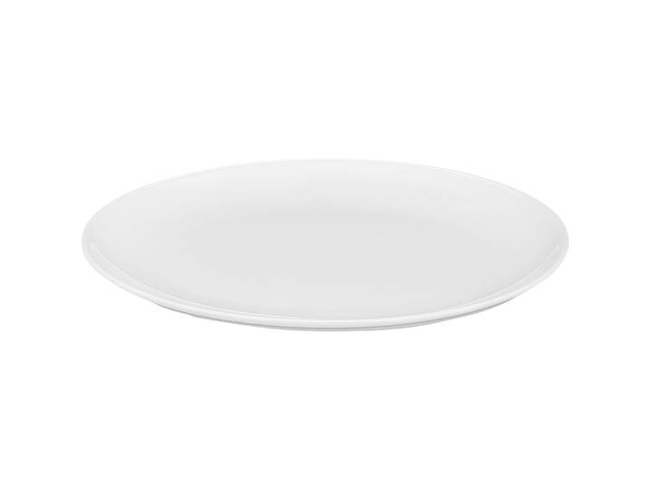 Servierplatte Bone China weiss Porzellan