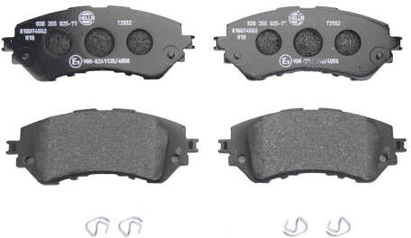 HELLA 8DB 355 025-711 Brake pad set