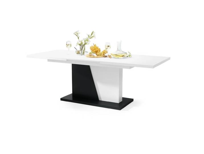 Mazzoni Esstisch Design Noble Noir Tisch ausziehbar 160 bis 218 cm