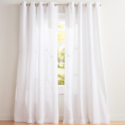 Porch & Den EXCLUSIVE HOME Loha Linen Grommet Top Curtain Panel Pair