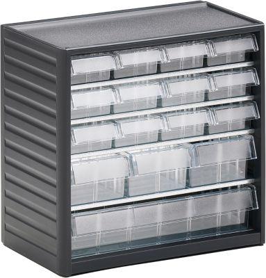 Treston Kleinteilemagazine Serie 290C, 16 Schubladen