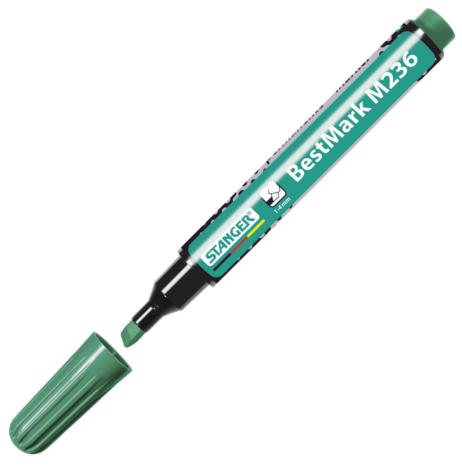 STANGER Permanentmarker BestMark M236 1.0 - 4.0 mm grün 712007