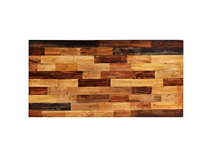 YUTAASU Bartisch Altholz Massiv 120x60x106 cm Industrieller Stehtisch, Stahlbeine, Küche Esszimmer Bar, Einzigartige Holzmaserung