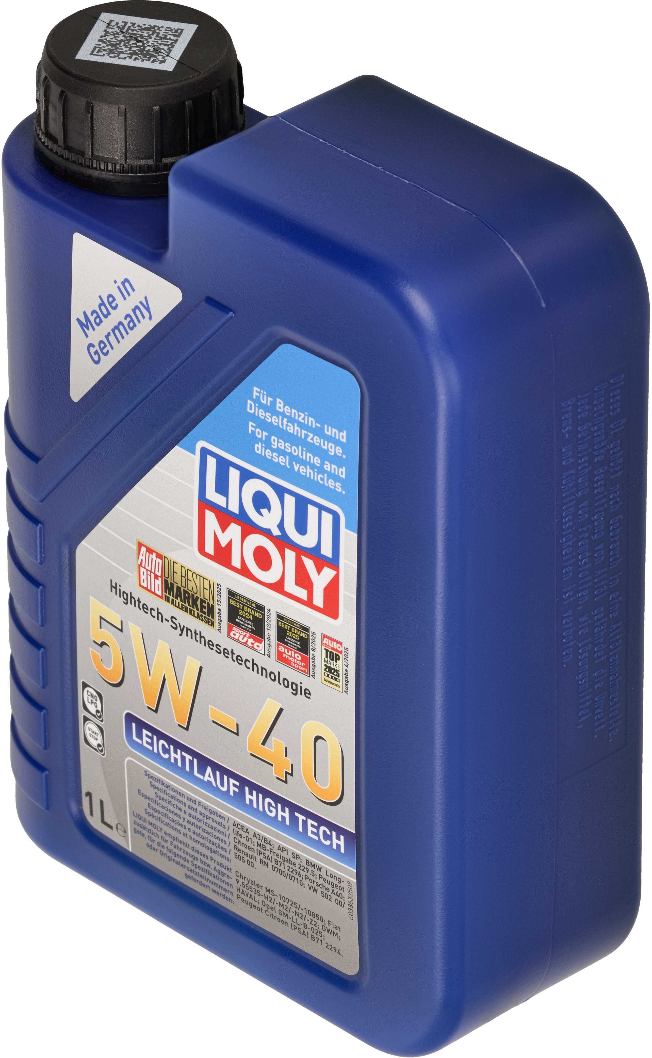 Liqui Moly Motoröl Leichtlauf High Tech 5w-40 [1 L] 3863 1l