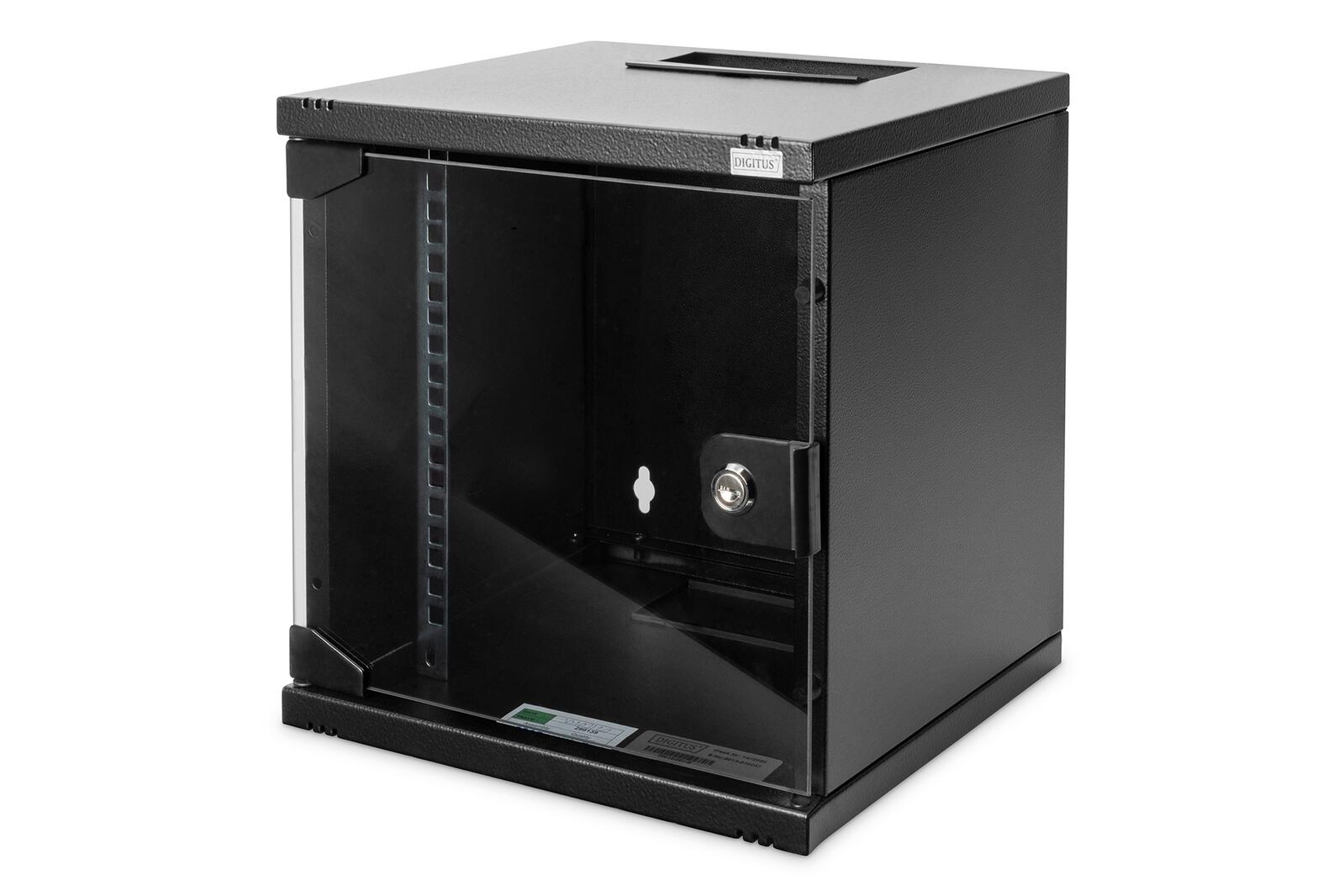 Digitus 254 mm (10") 6HE Wandgehäuse 330x312x300mm, Schwarz DN-10-06U-B