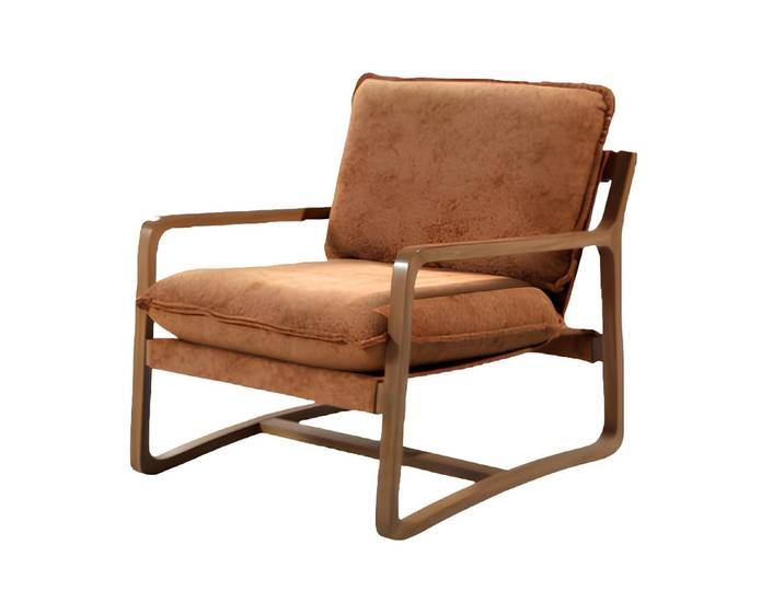 Xlmoebel Sessel Retro Clubsessel mit hochwertiger Polsterung für Lounge-Bereiche (Sessel), Hergestellt in Europa