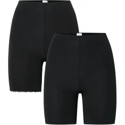 Tchibo - 2 Radler-Shorts - Damen - Gr. XXL - schwarz