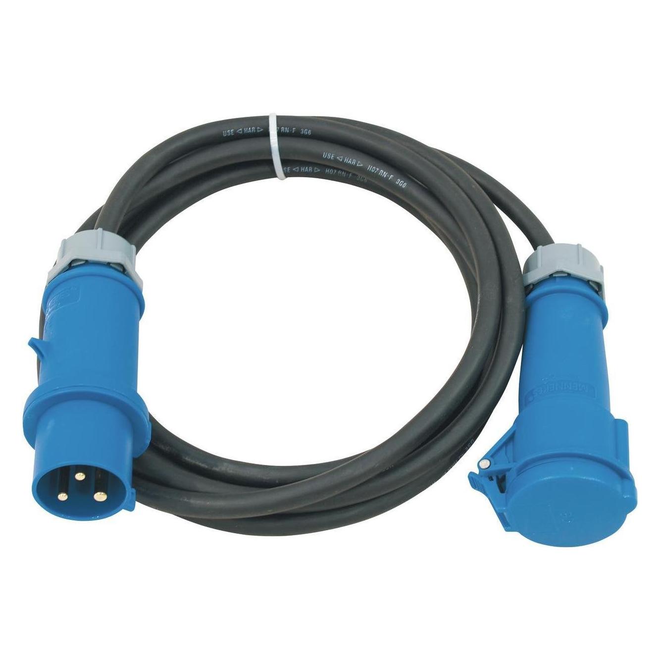 Psso CEE Verlängerung 32A 3x6 5m blau (5 m, CEE 32/3) (30245605)