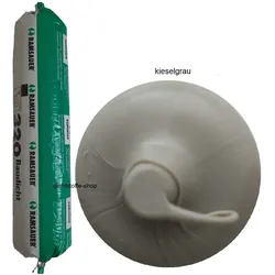Ramsauer 320 Baudicht kieselgrau 1K Hybrid Dichtstoff 400ml Beutel