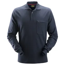 Snickers ProtecWork, Langarm-Poloshirt 10 navy