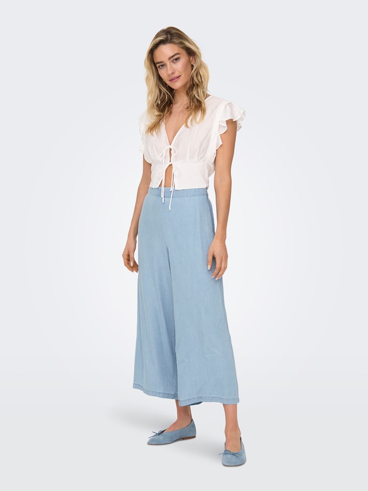 ONLY Culotte in Hellblau - M