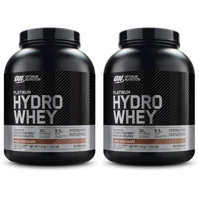 Optimum Nutrition Hydro Whey, Schokolade, Pulver 2x 2x1600 g
