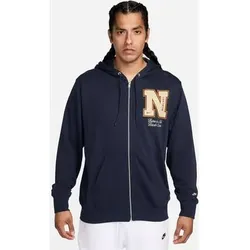 NIKE Herren Kapuzensweat Sportswear Club, Größe M in Blau OBSIDIAN/LT KHAKI