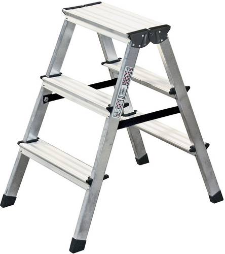 KRAUSE MONTO Stufen-DoppelLeiter Dopplo 2x3 Stufen