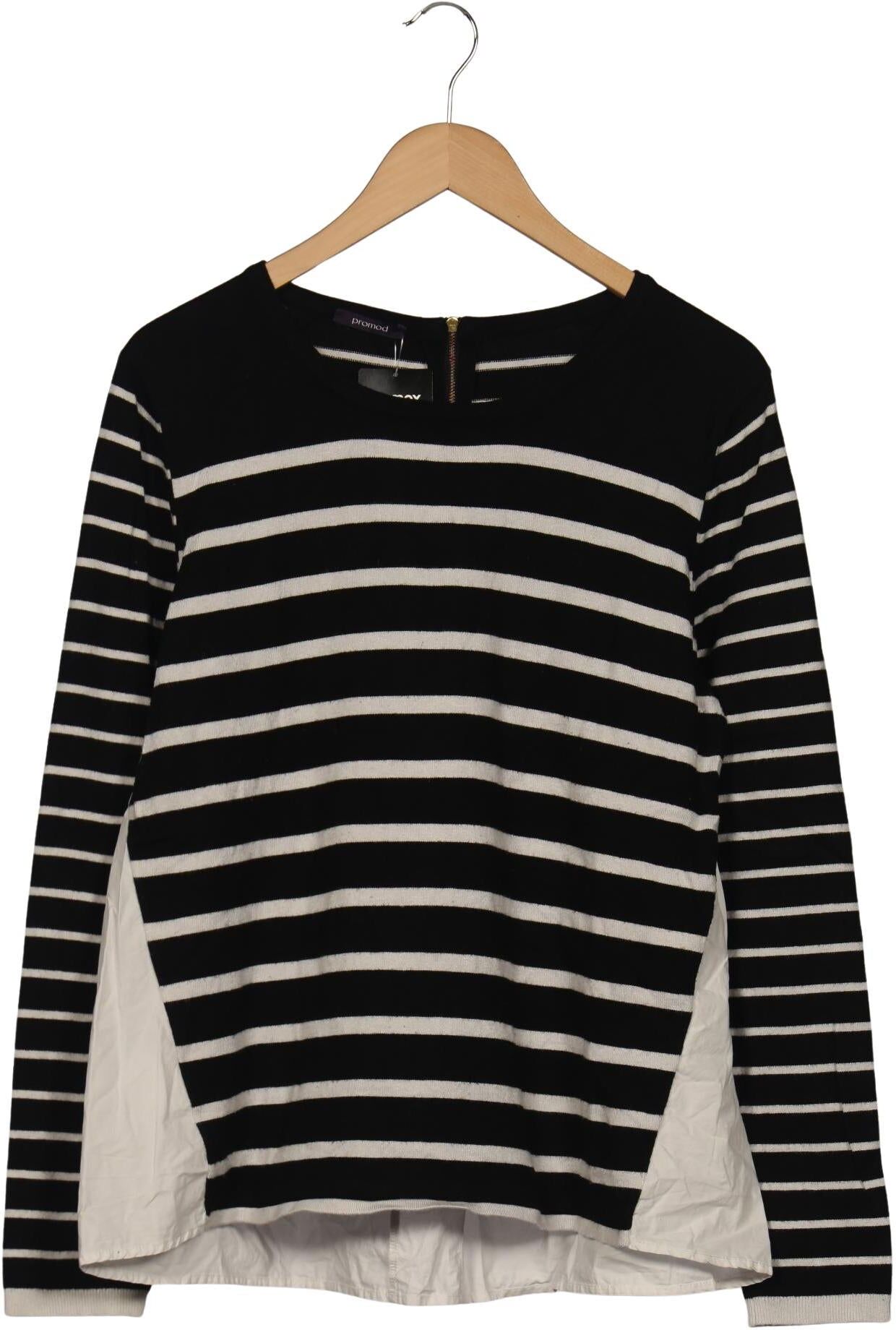 Promod Damen Pullover, Mehrfarbig, Gr. L, Baumwolle / Synthetik / Viskose - Second Hand