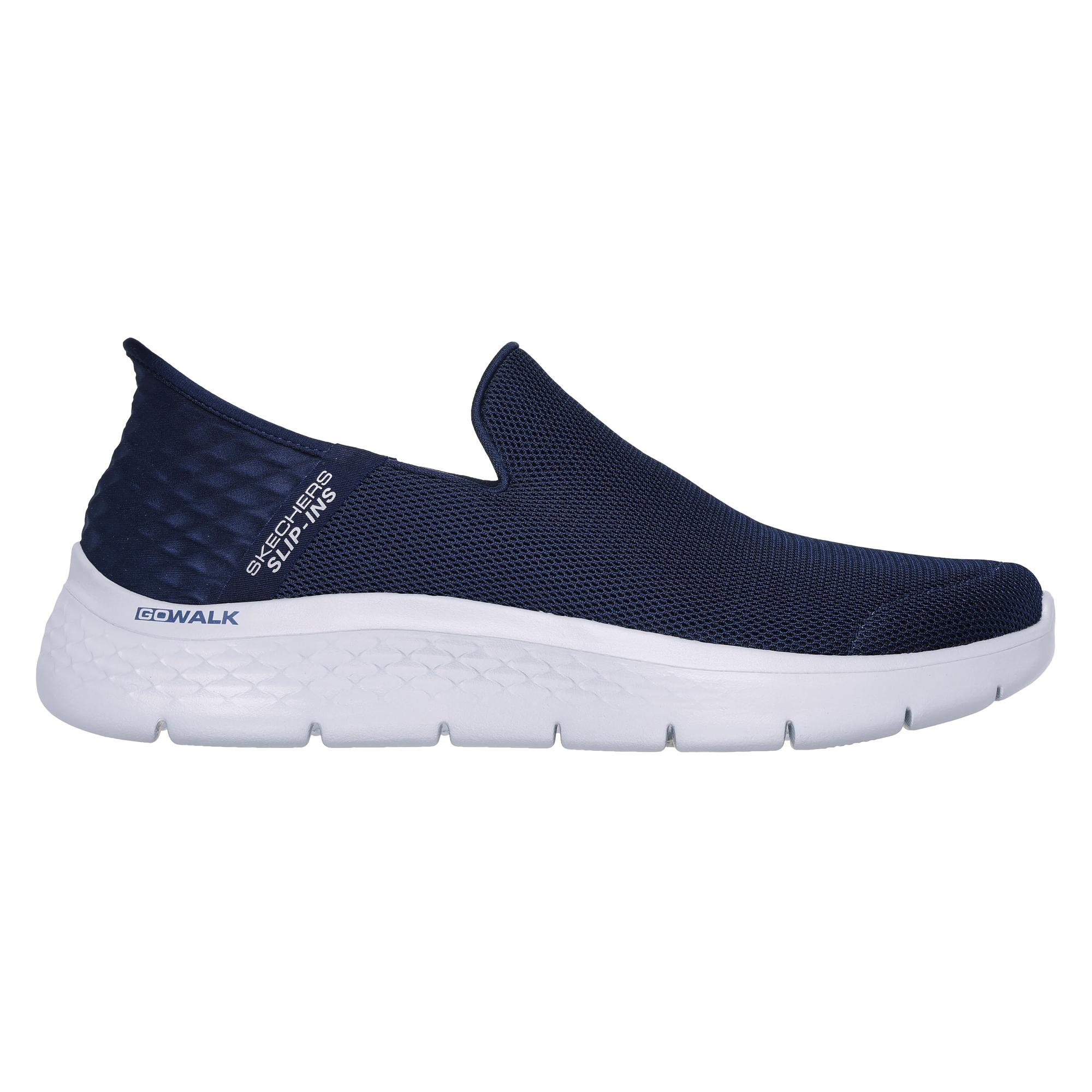 Skechers Heren Go Walk Flex No Hands Trainers (Marine)