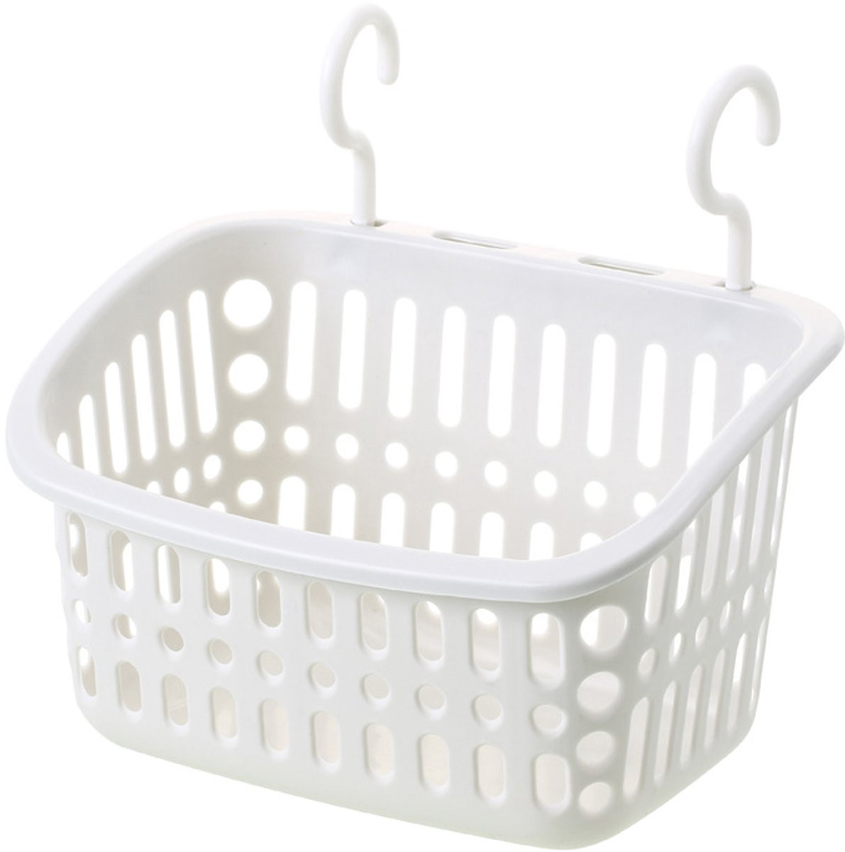 Multifunctionele hangende badkamerorganisator douche caddy wit plastic