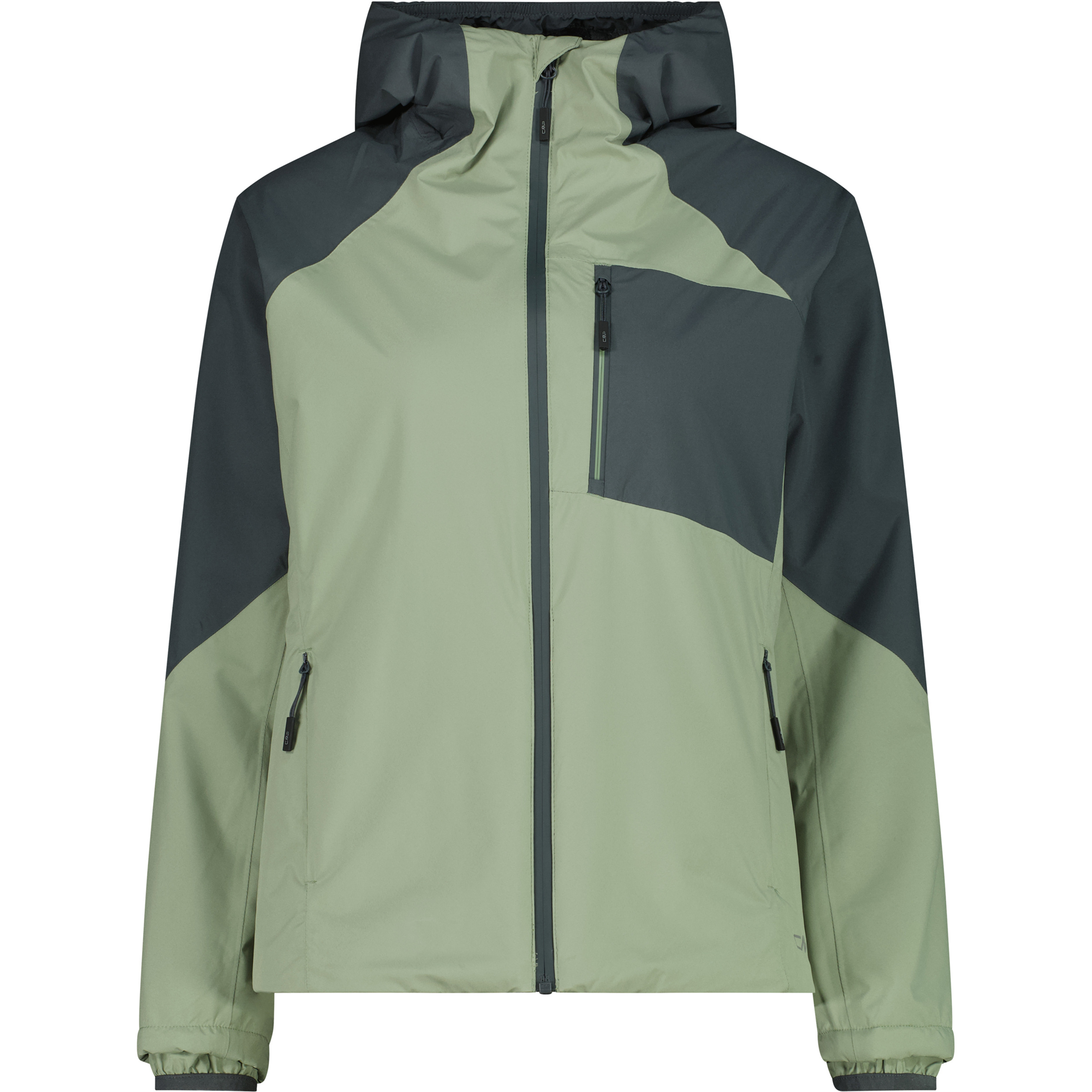 CMP Damen Regenjacke gruen Größe XS Trekking Wasserdicht