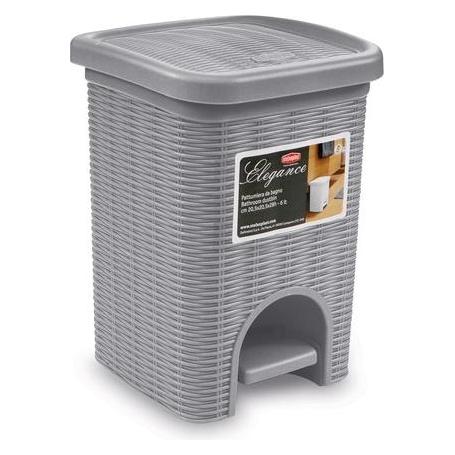Kerbl Stefanplast Elegance Rattan Abfalleimer 6 Liter (6 l) (42043128)