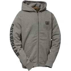 CAT Zip Hoodie Banner Kapuzenjacke dunkelgrau Herren bequem Gr. 2XL