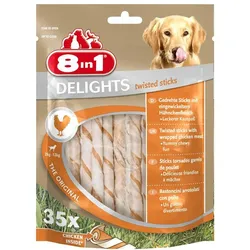 8in1 Delights Twisted Sticks | 35 Stück Kaustangen für Hunde