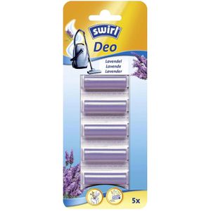 Swirl Staubsaugerdeo Deo-Sticks Lavendel, blumiger Duft, 5 Stück