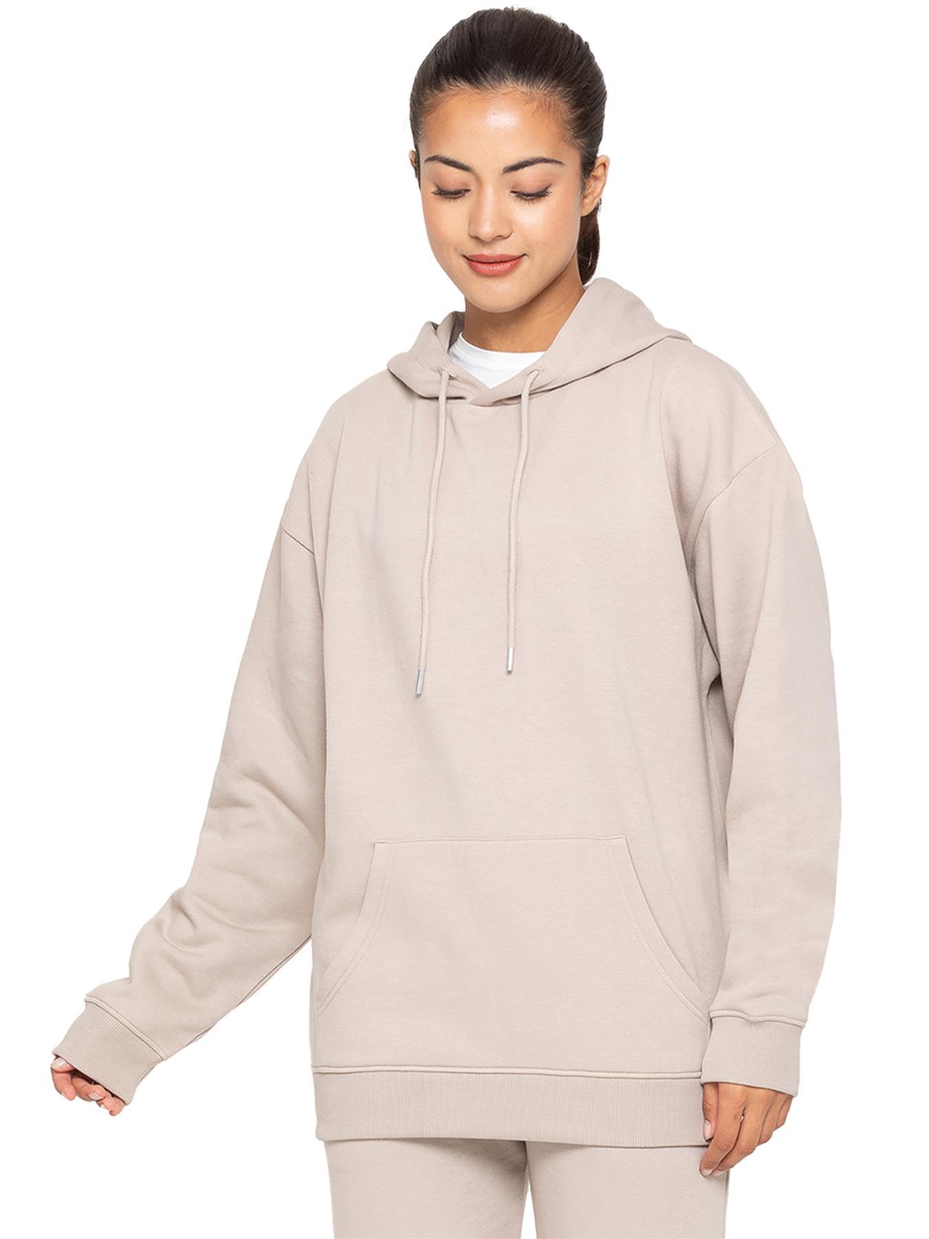 Enzo | Dames Oversized Hoodie - Havermout