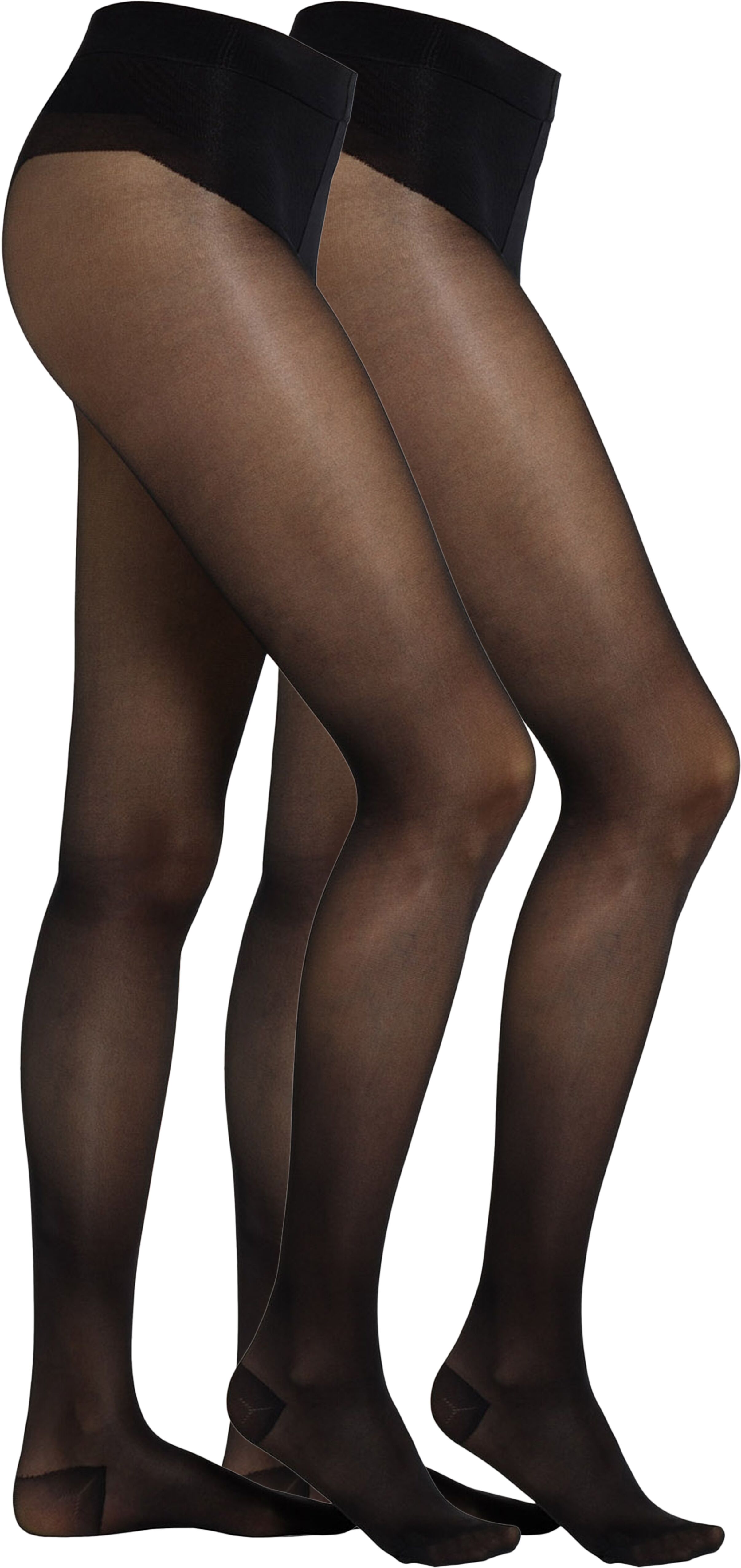 Shaping-Strumpfhose CAMANO "fine functional", Damen, Gr. 38, schwarz, Obermaterial: 83% Polyamid, 17% Elasthan, unifarben, Strumpfhosen Shaping-Strumpfhose, matter Effekt, eleganter Look schwarz 38