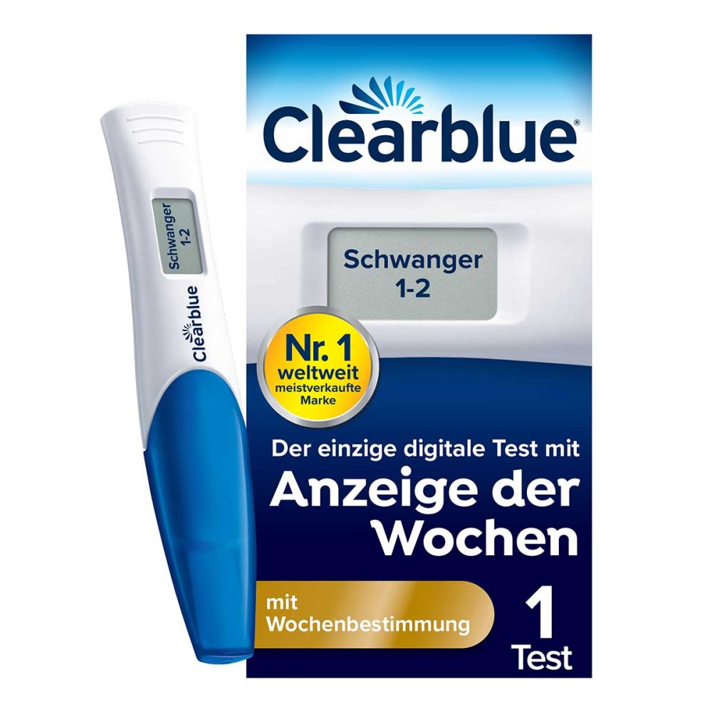 WICK Pharma - Zweigniederlassung der Procter & Gam Clearblue Schwangerschaftstest mit Wochenbestimmung 12893977