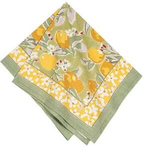 "Couleur Nature Citron Napkins - Set of 6 - 19"" x 19"" - 19 x 19"