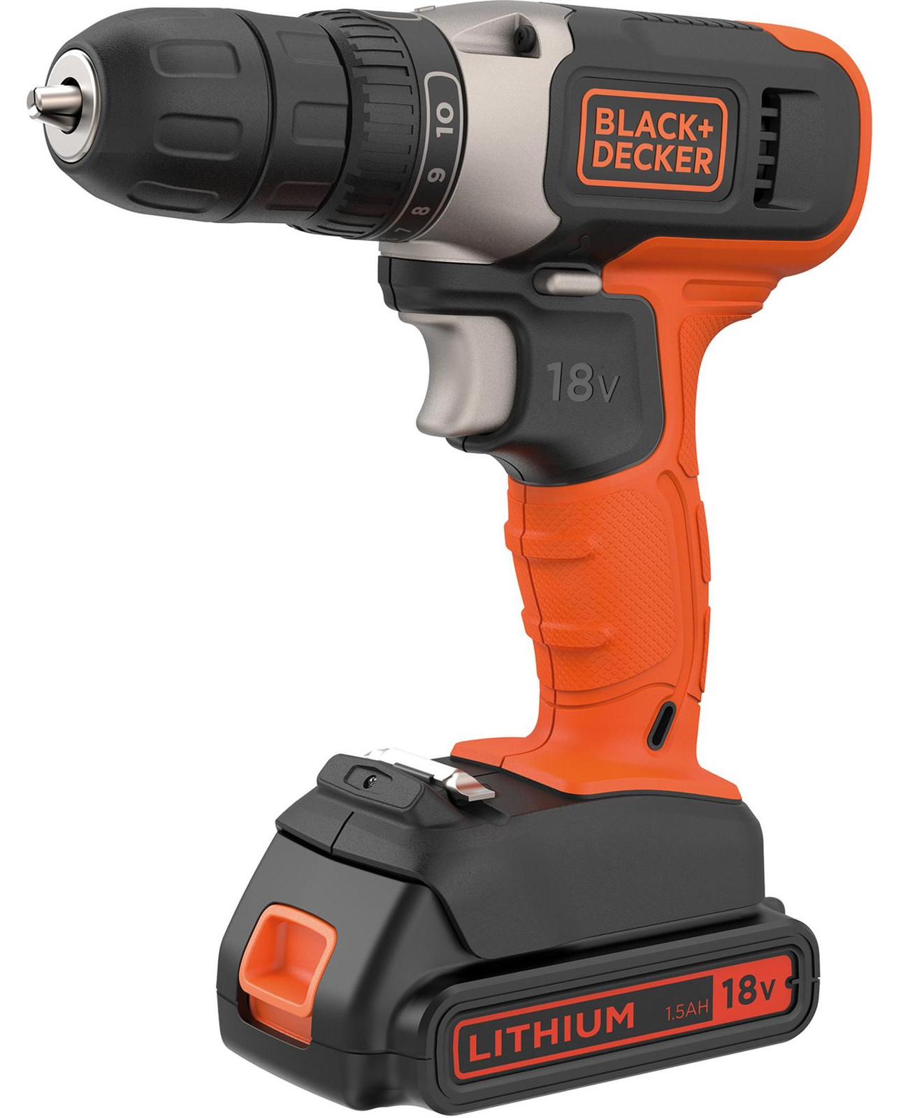 Black+Decker BCD001C1-QW Akku-boorschroefmachine 18V 1,5Ah