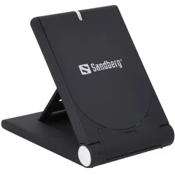 Sandberg Wireless Ladegeraet FoldStand (5 W), Wireless Charger, Schwarz