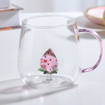 Inspire Daily Merch New Glass Mug Cartoon Animal Cup Champagne Breakfast Tea Tumbler 2 101 400ml