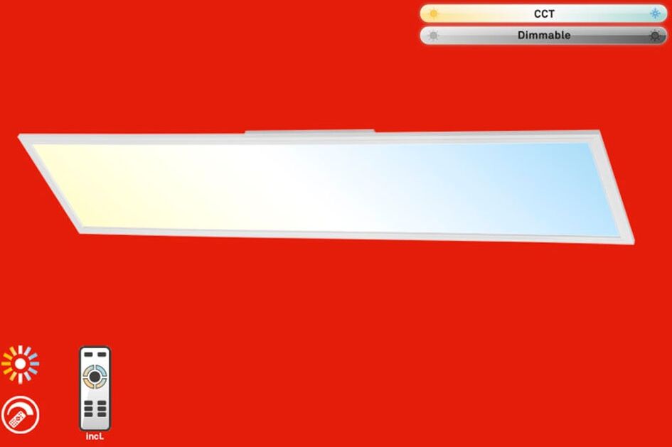 BRILONER LEUCHTEN LED Panel "Piatto", weiß (weiß, neutral), Leuchten, LED Panel