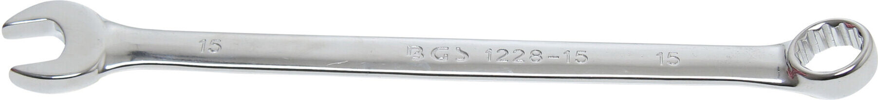 BGS Maul-Ringschlüssel extra lang SW 15 mm ; BGS technic (1228-15)