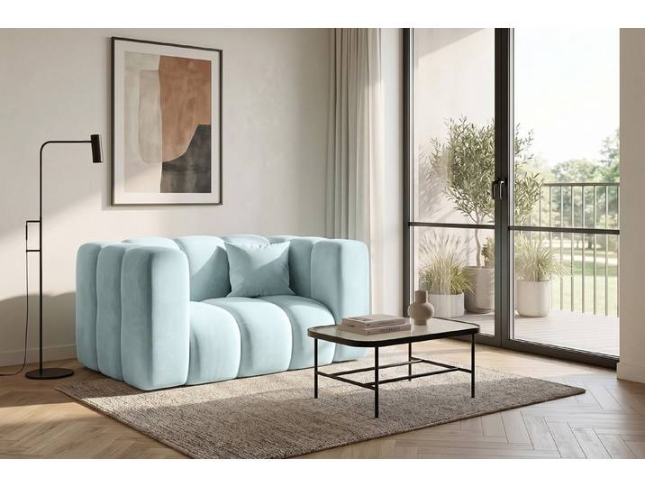 Kaiser Möbel Sessel Modularer GRAND im Velvet-Stoff Riviera