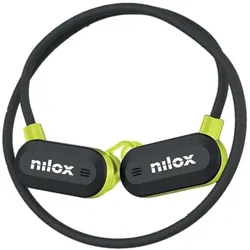Nilox AIRTUNES Sports Earphones (Keine Geräuschunterdrückung, Kabellos), Kopfhörer, Schwarz