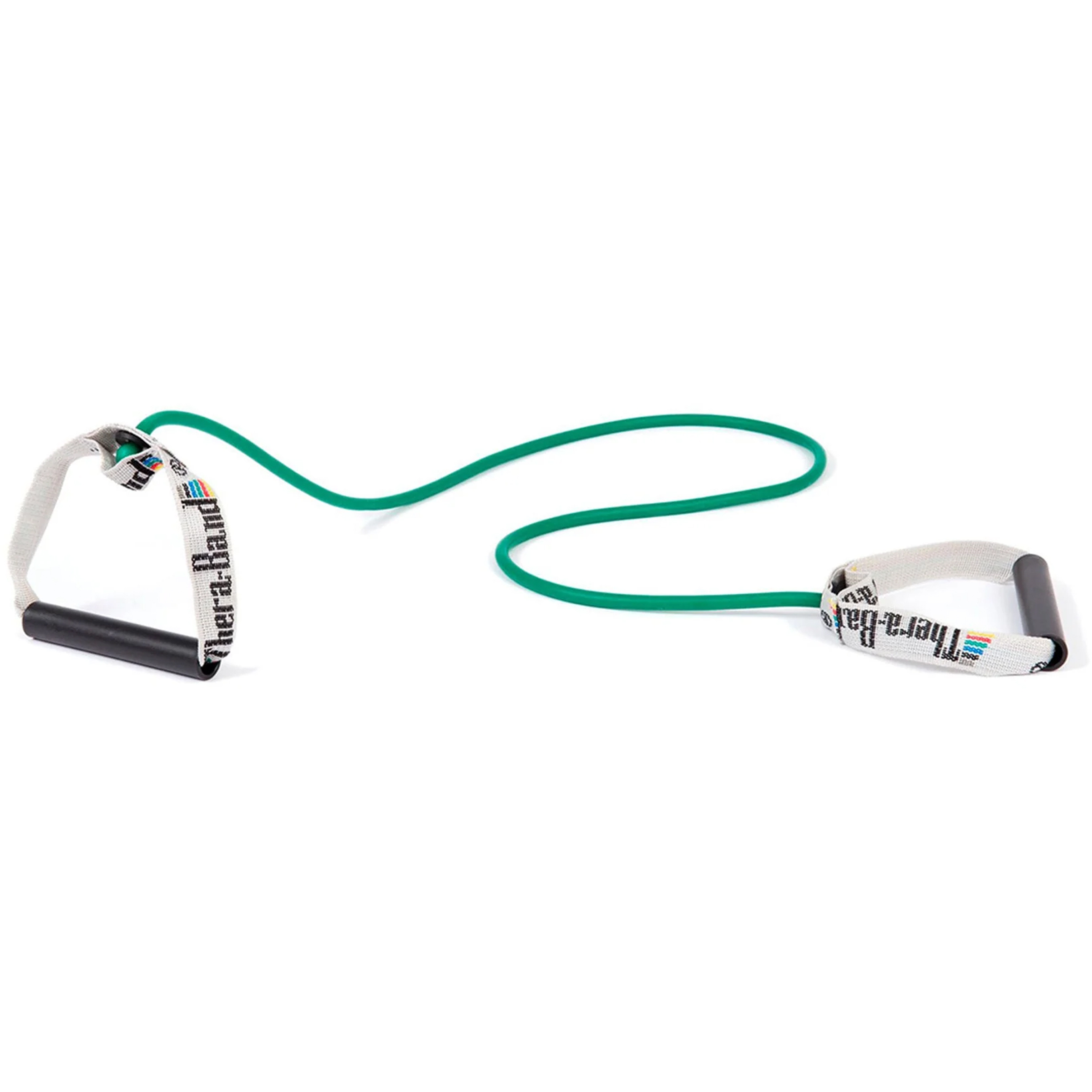 Thera-Band Bodytrainer Tubing mit festen Griffen Fitnessbänder gruen Training & Fitness
