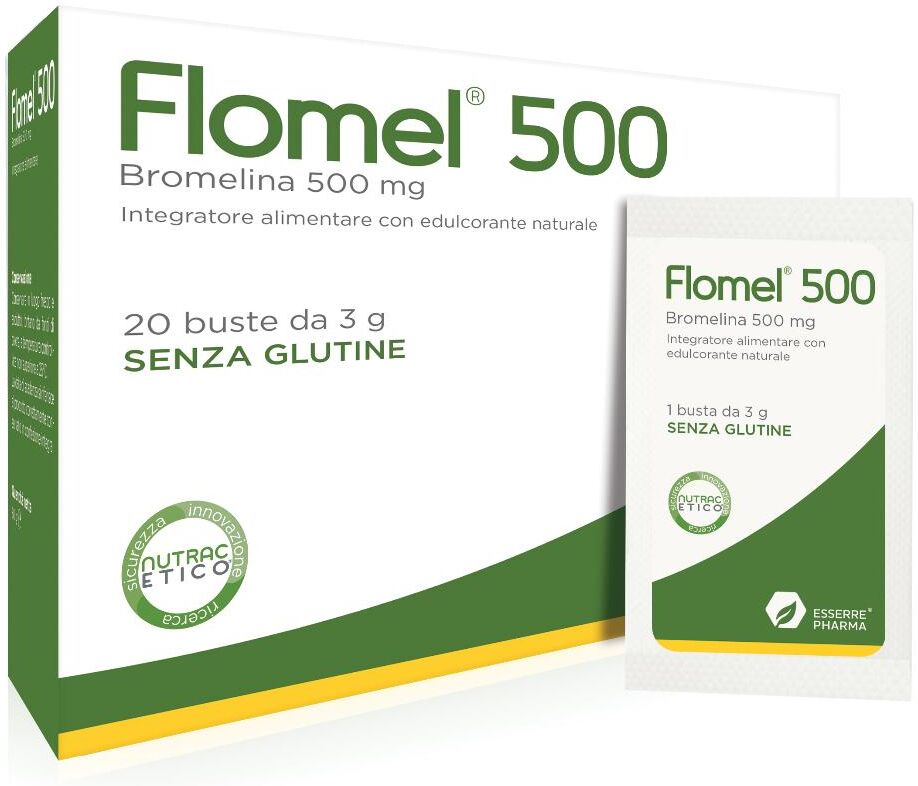 ESSERRE PHARMA Srl Esserre Pharma, Flomel 500, 20 Bustine