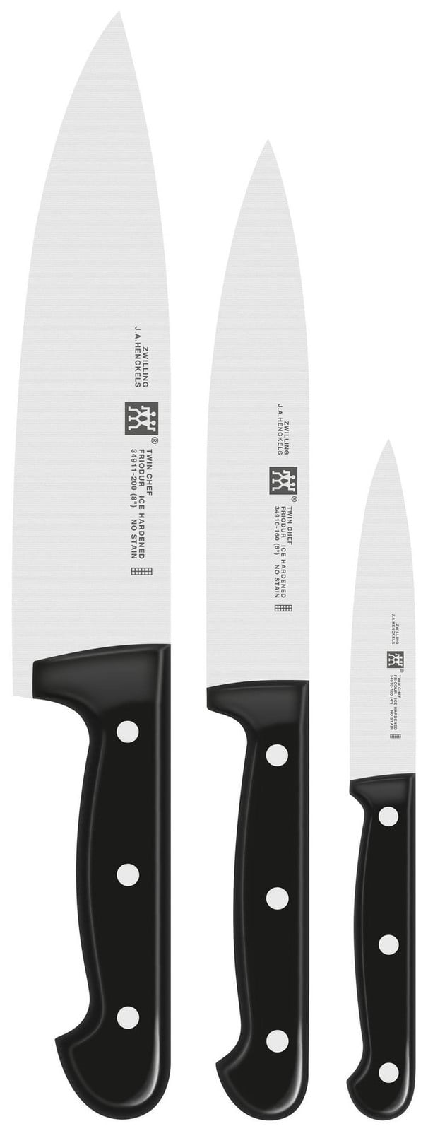 Zwilling Twin Chef 3-delige messenset met paringsmes