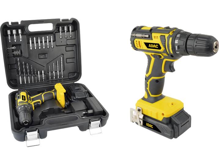 BRÜDER MANNESMANN M17692 BRÜDER MANNESMANN ADAC Perceuse-visseuse sans fil\, 20 volts\, coffret