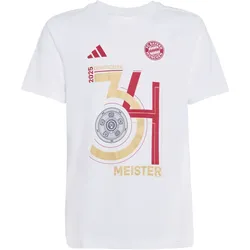 adidas FC Bayern München Deutscher Meister Meistershirt 2024/25 white XXL