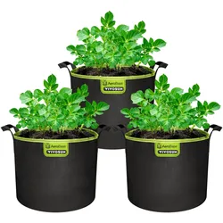 3er Set AeroBase Grow Bags 12 L
