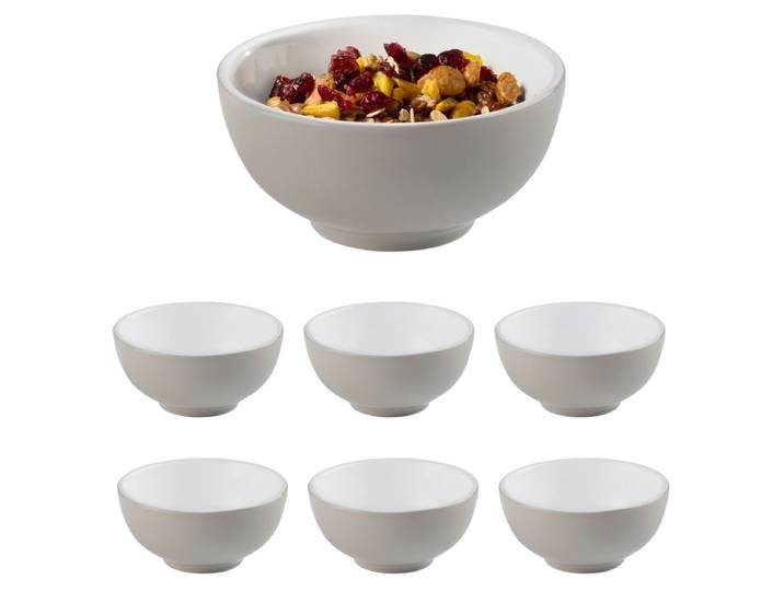 Bol Snug set de 6 Ø 12cm Gris/Gris