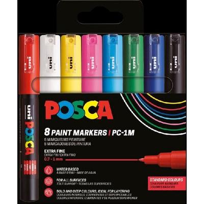 uni-ball Marker uni POSCA PC-1M 8er Set