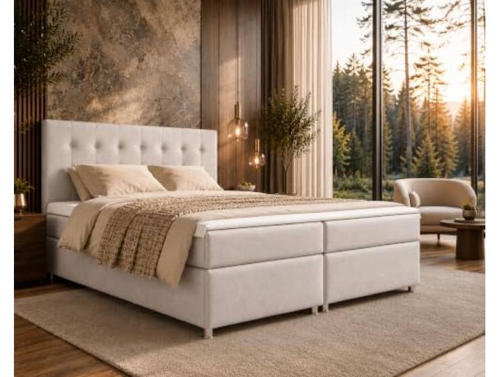Best For Home Trinity K-6 Boxspringbett 180x200 mit Topper und Bettkästen