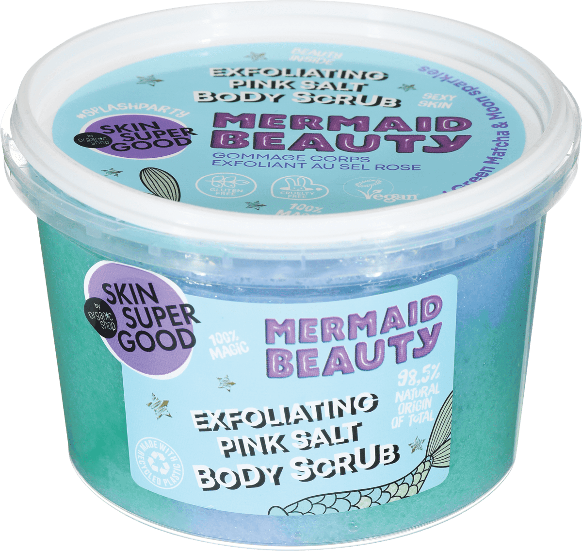 Organic Shop Skin Super Good Mermaid Beauty Pink Salt Scrub 250 ml